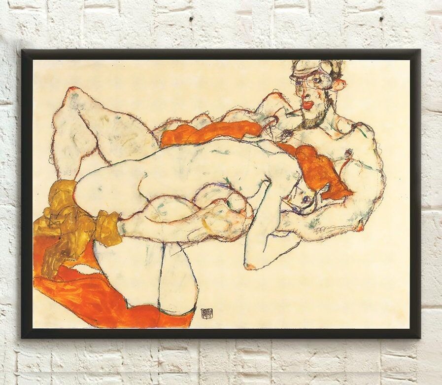 Poster Premium: Egon Schiele Wall Art – Stampa artistica