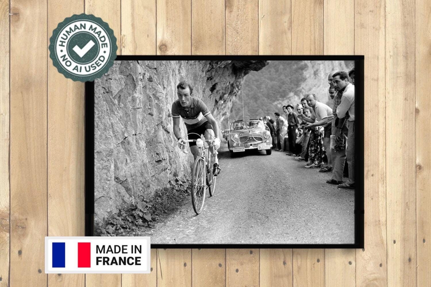 Foto del Tour de France – Poster di ciclismo – Poster di bici – Decorazioni per bici d'epoca – Poster da parete per bici