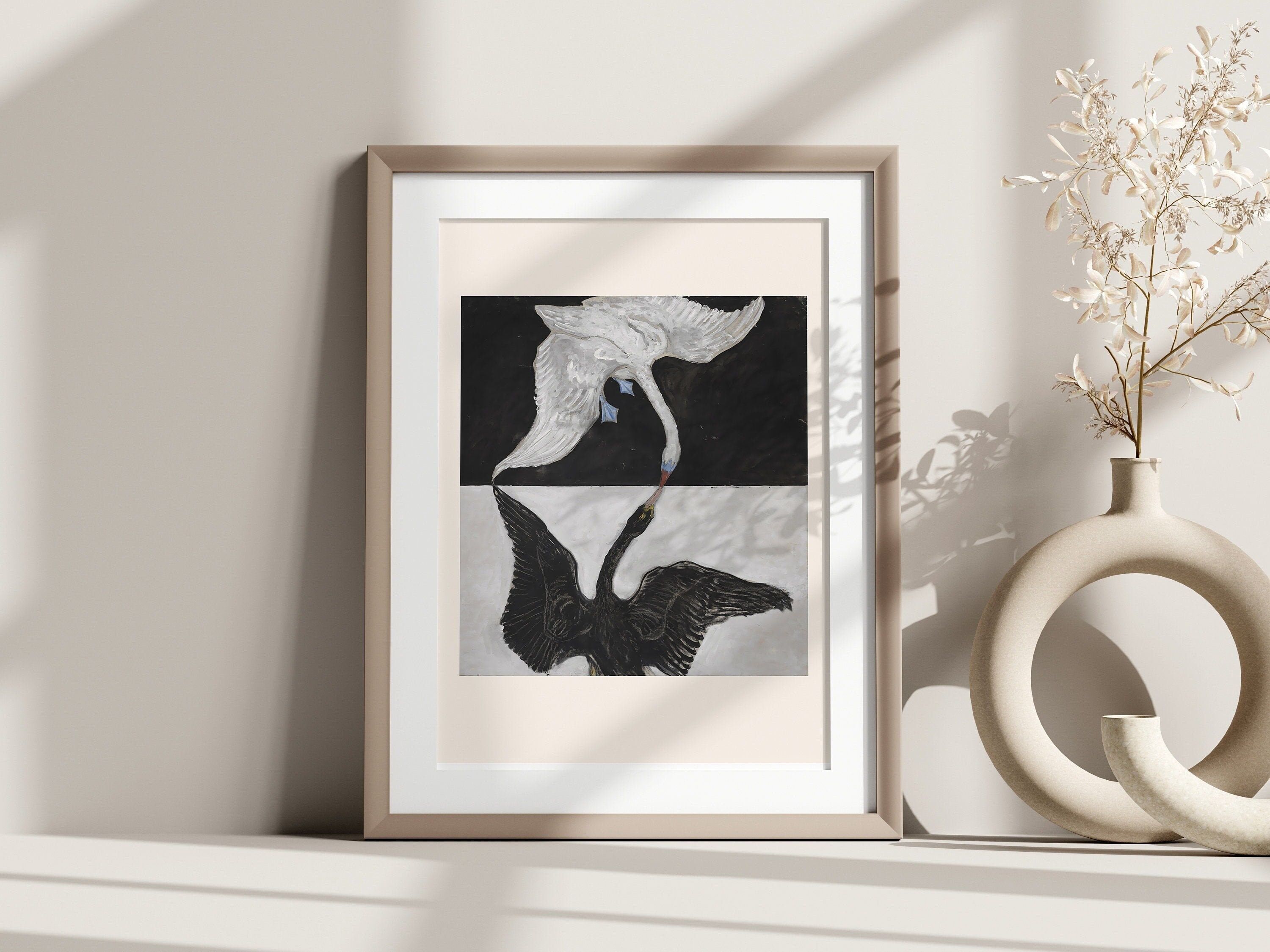 Poster premium: decorazione da parete Hilma Af Klint “Il Cigno” – poster Hilma af Klint – poster Yin Yang