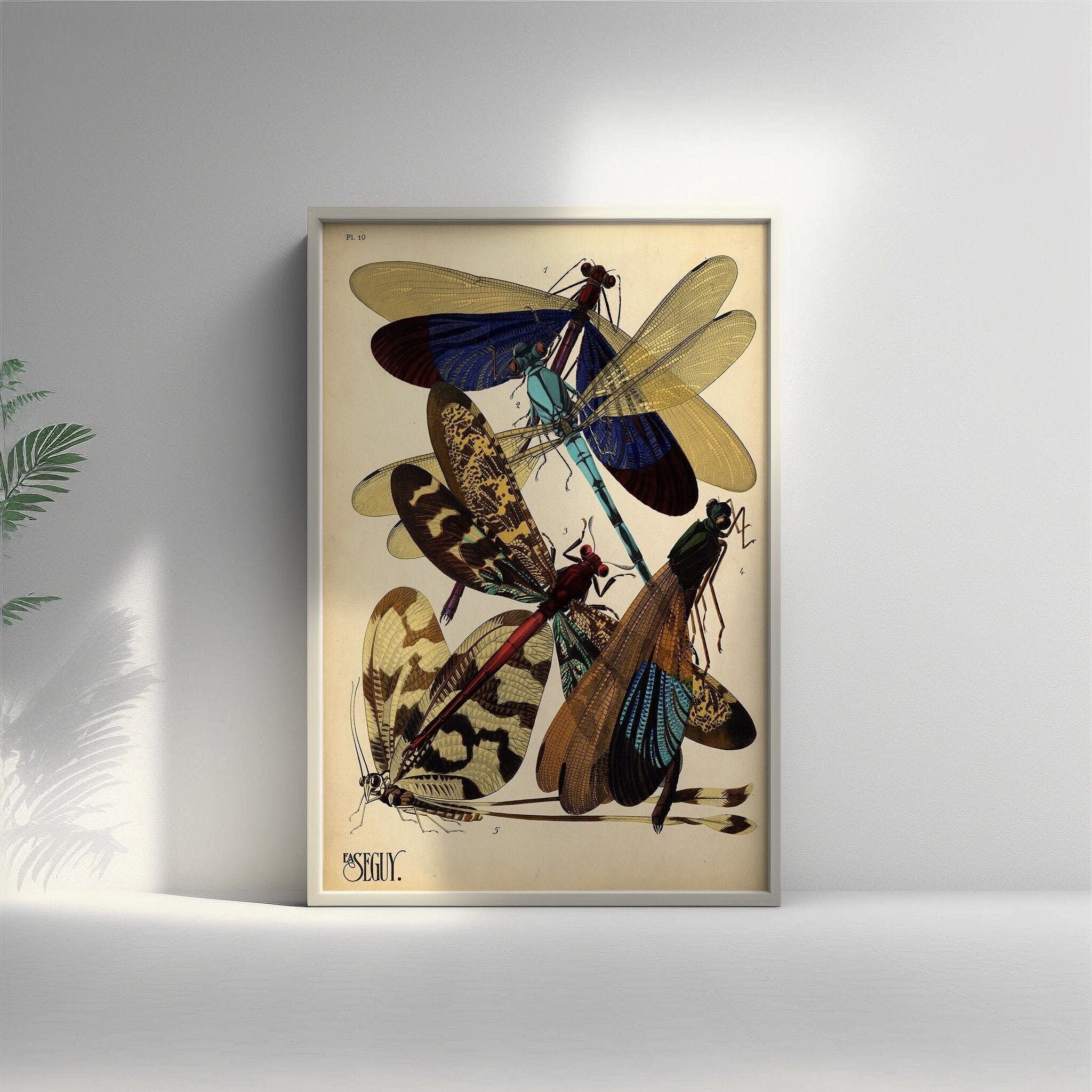 Manifesto vintage di una giovane donna – Stampa murale premium – Illustrazioni Larousse del XX secolo