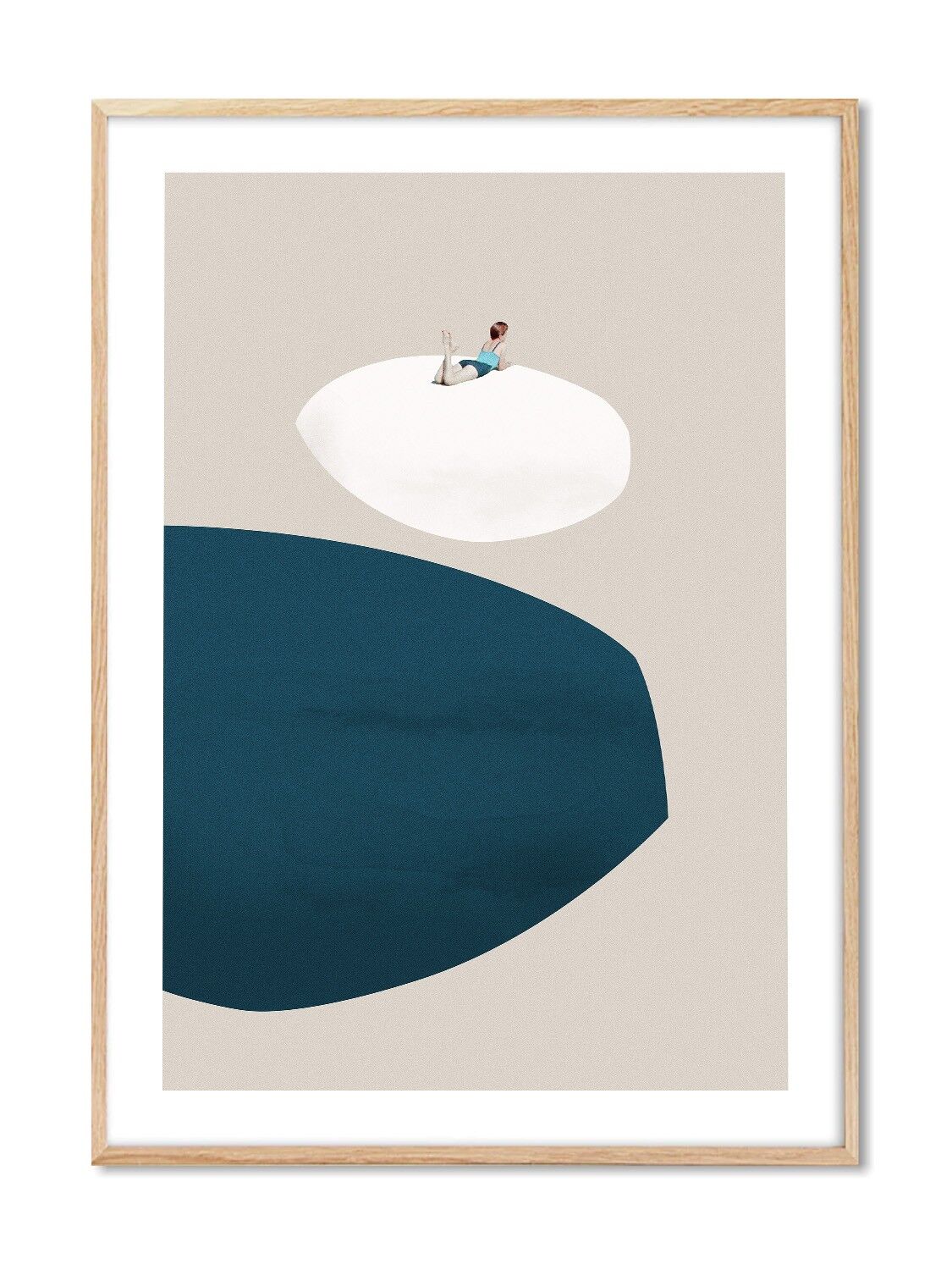 Maarten Léon - Deine Wolke wird leichter - 30x40 cm