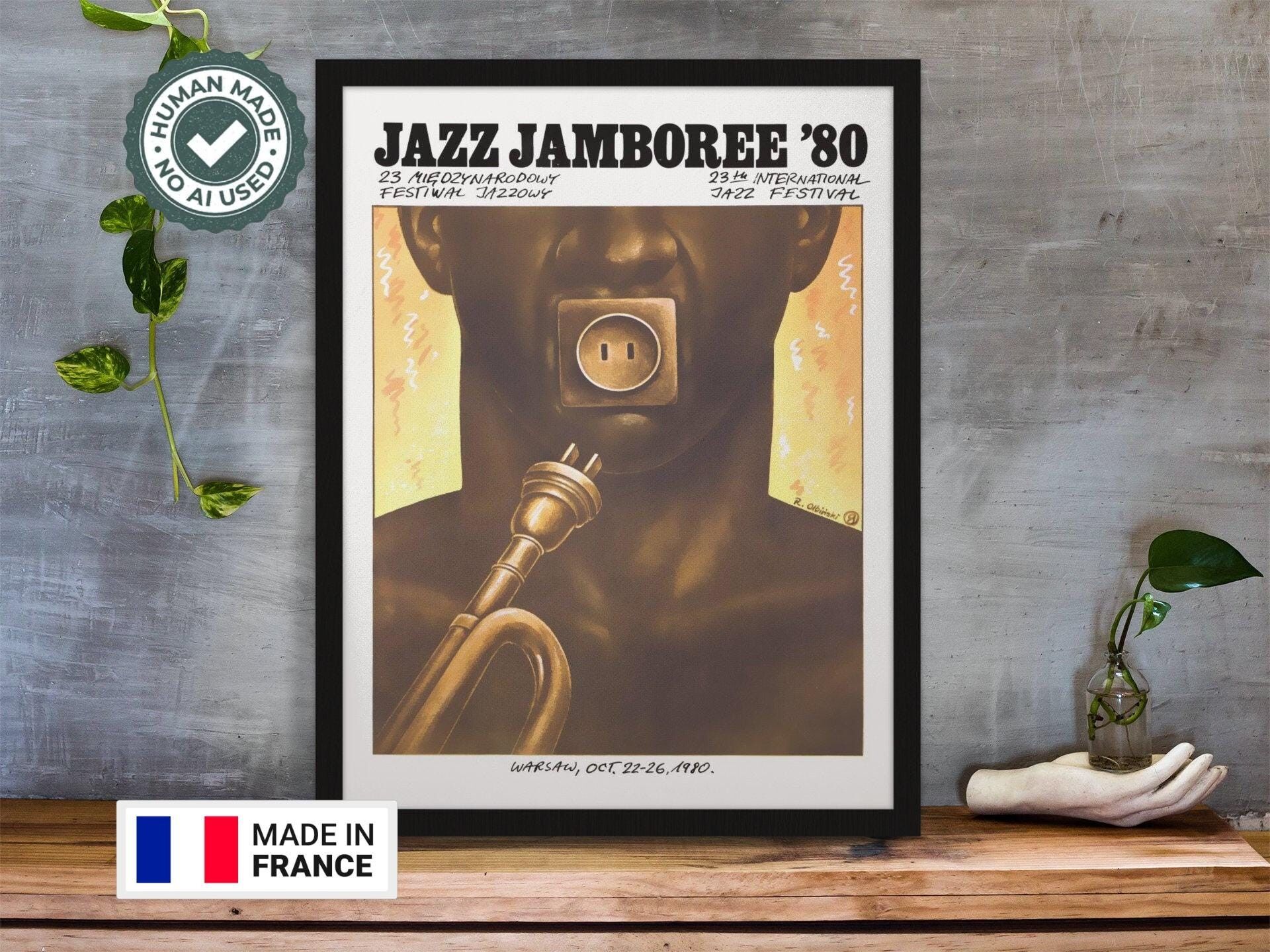 Manifesto del festival jazz 1980 – Stampa premium Jazz Jamboree Varsavia