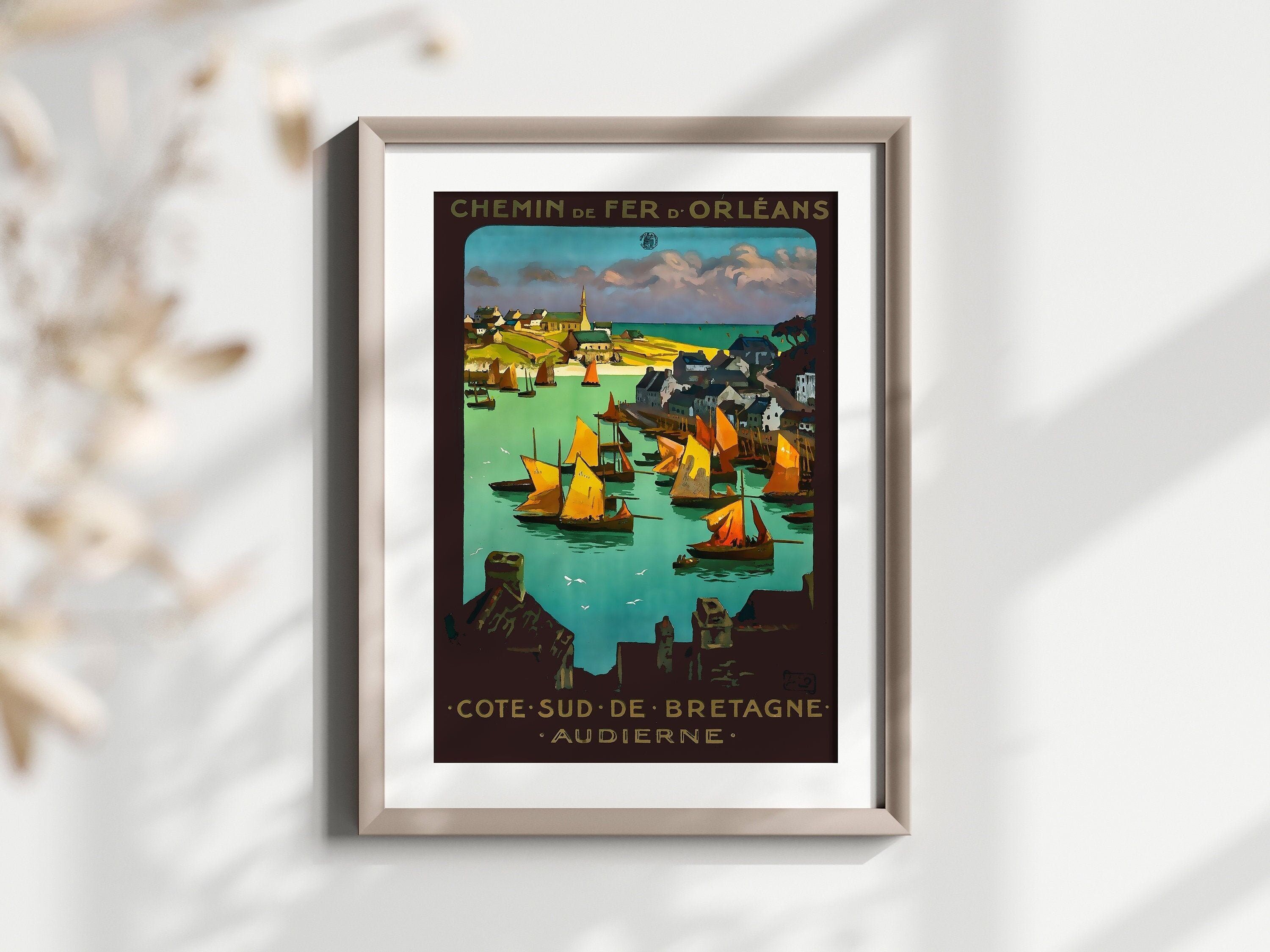 Poster di viaggio di Saint-Malo – Stampa Premium – Brittany Decor