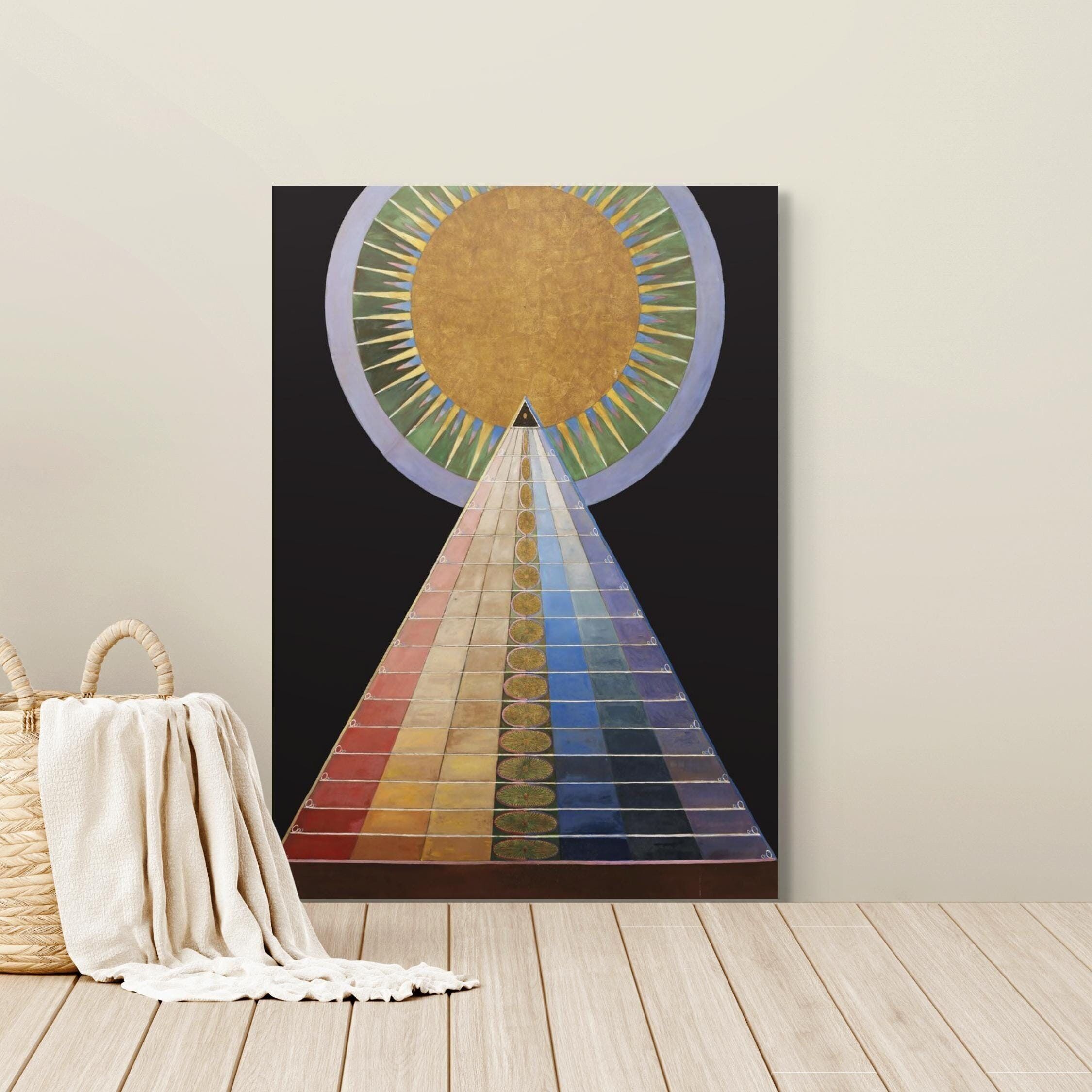 Hilma af Klint Autel n°1 Groupe X 1915 – Reproduction fine art abstraite