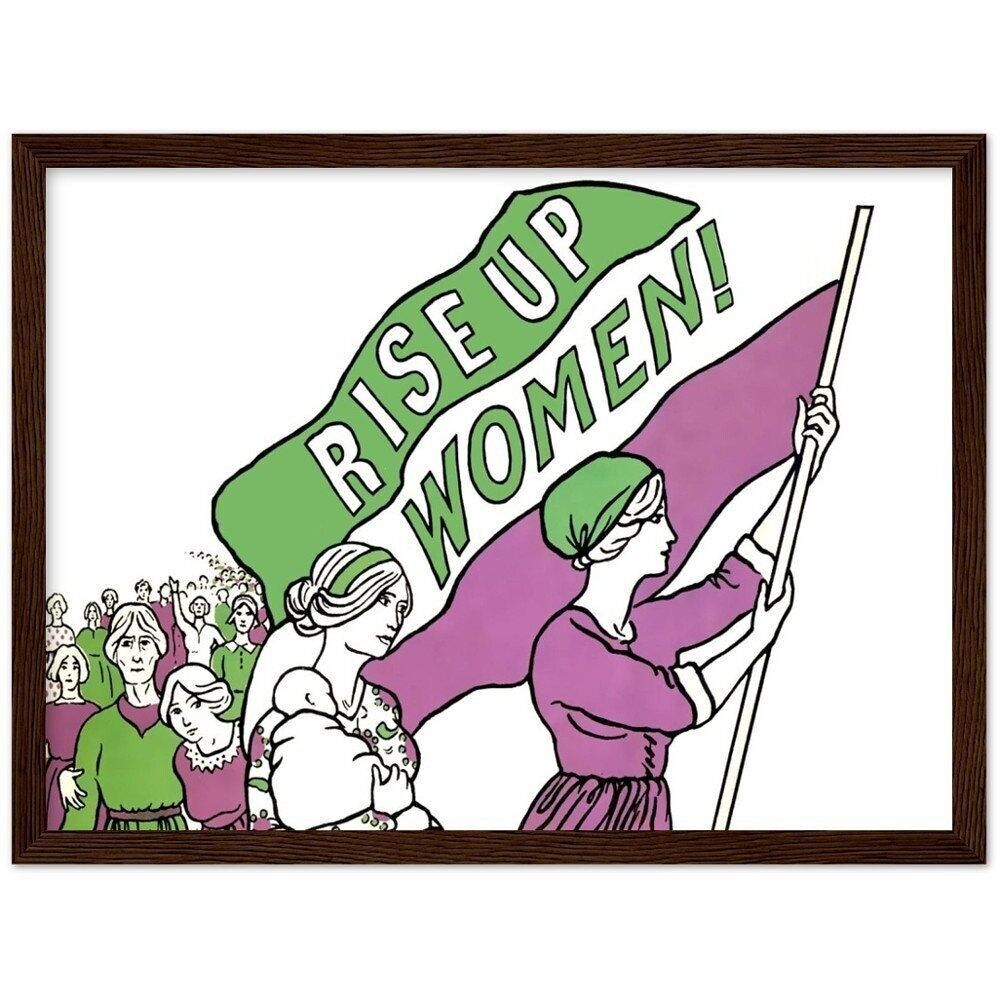Poster Premium: Poster del femminismo delle suffragette