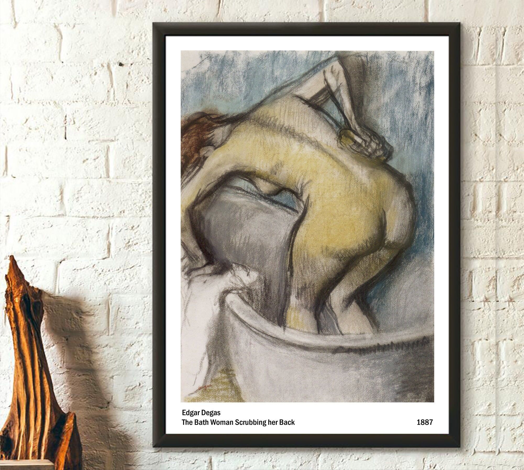 Poster Premium: Edgar Degas "Il bagno" - Riproduzione artistica da parete