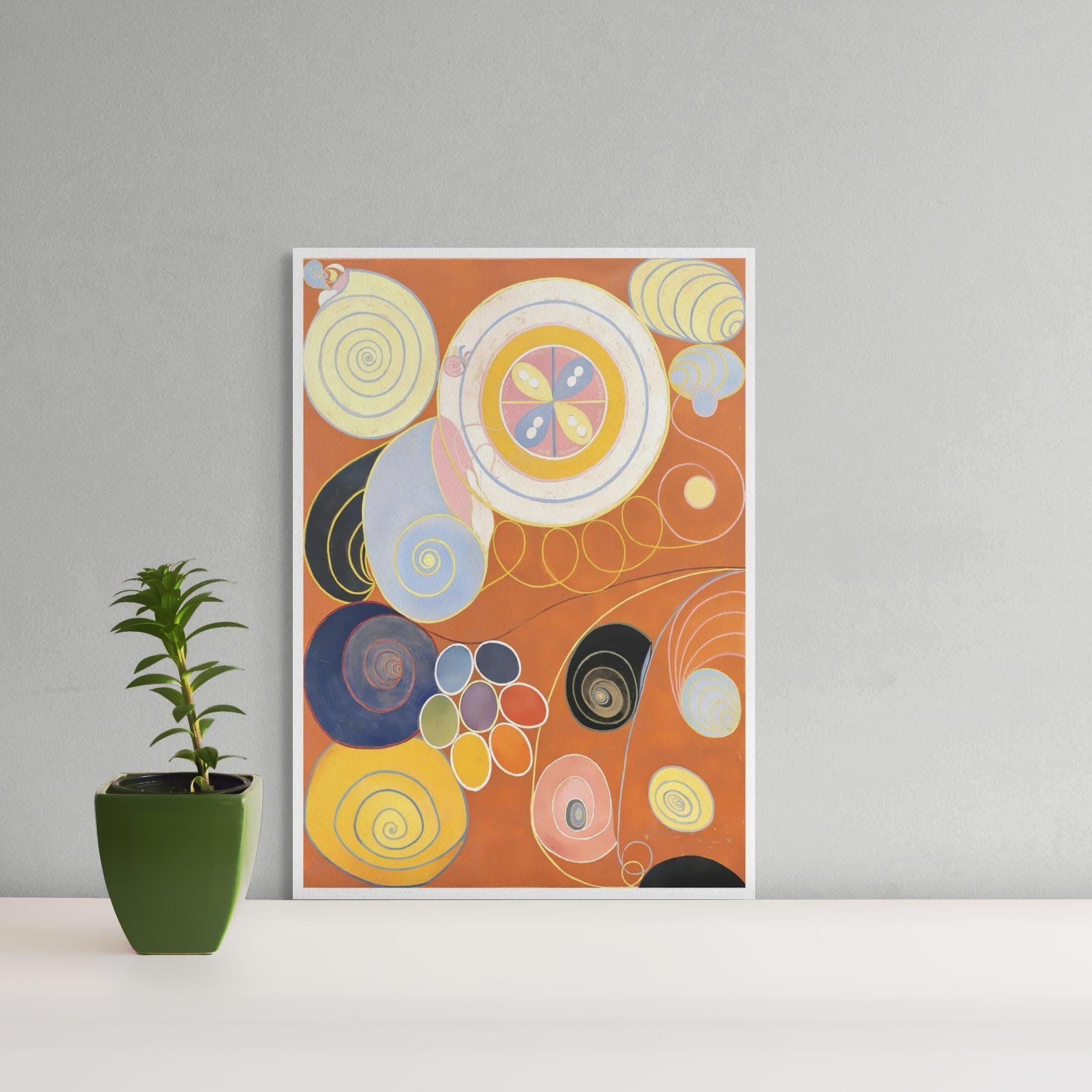 Poster Premium: Hilma af Klint 1907 – Poster astratto – Decorazione da parete