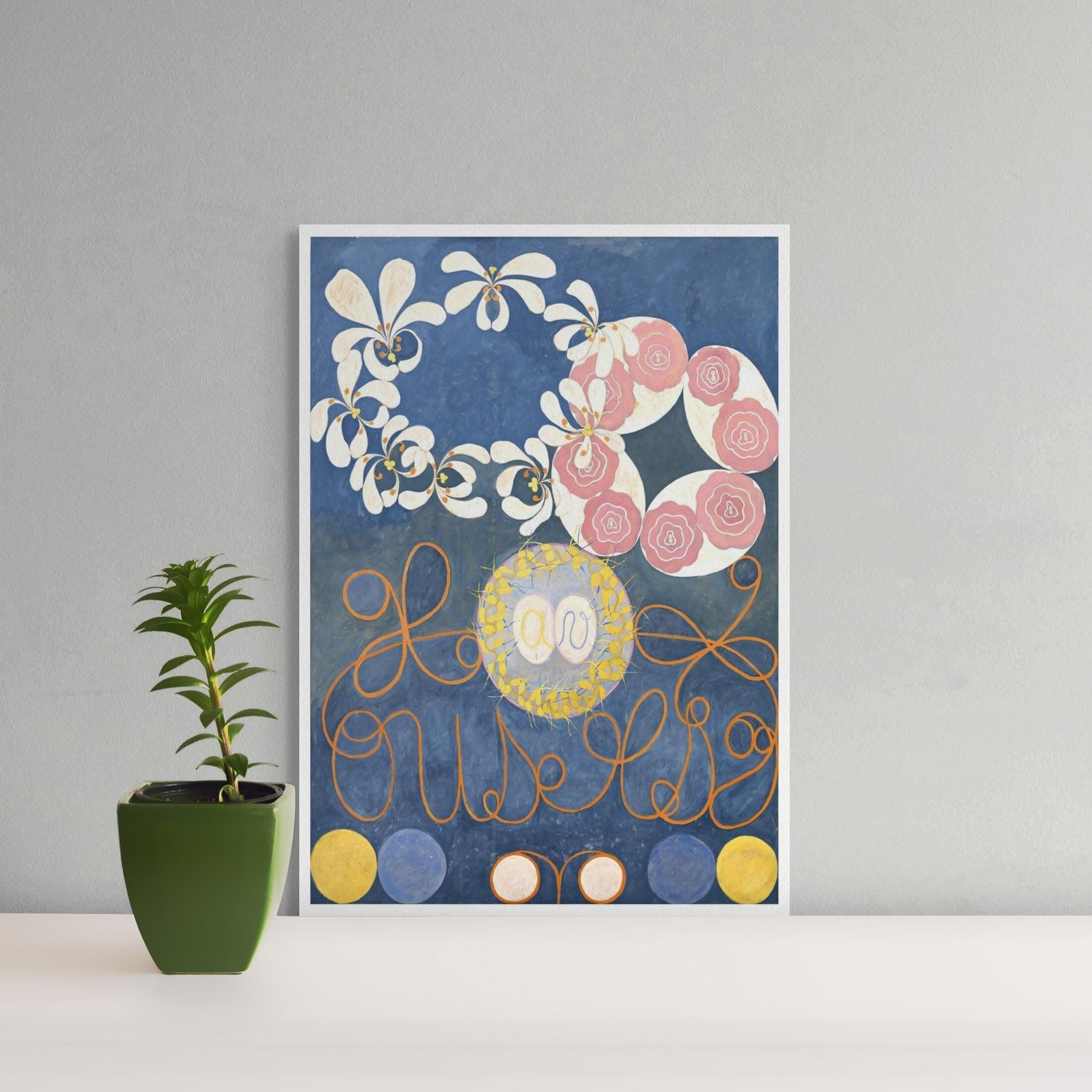Poster Premium: Hilma Klint 1907 – Poster astratto – Riproduzione di Klint – Arte murale