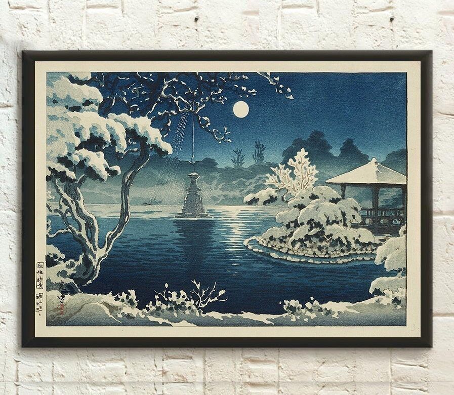 Poster Premium: Stampa giapponese Tsuchiya Koitsu – Arte Ukiyo-e – Periodo Edo – Arte murale giapponese – Poster da parete