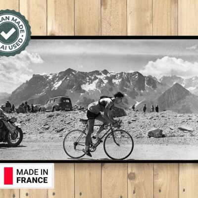 Affiche premium : Photo Tour de France Bahamontes – Poster cyclisme – Poster vélo – Art mural vélo