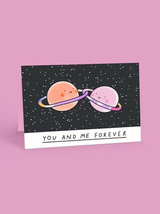 Carte de vœux « Toi et moi pour toujours »