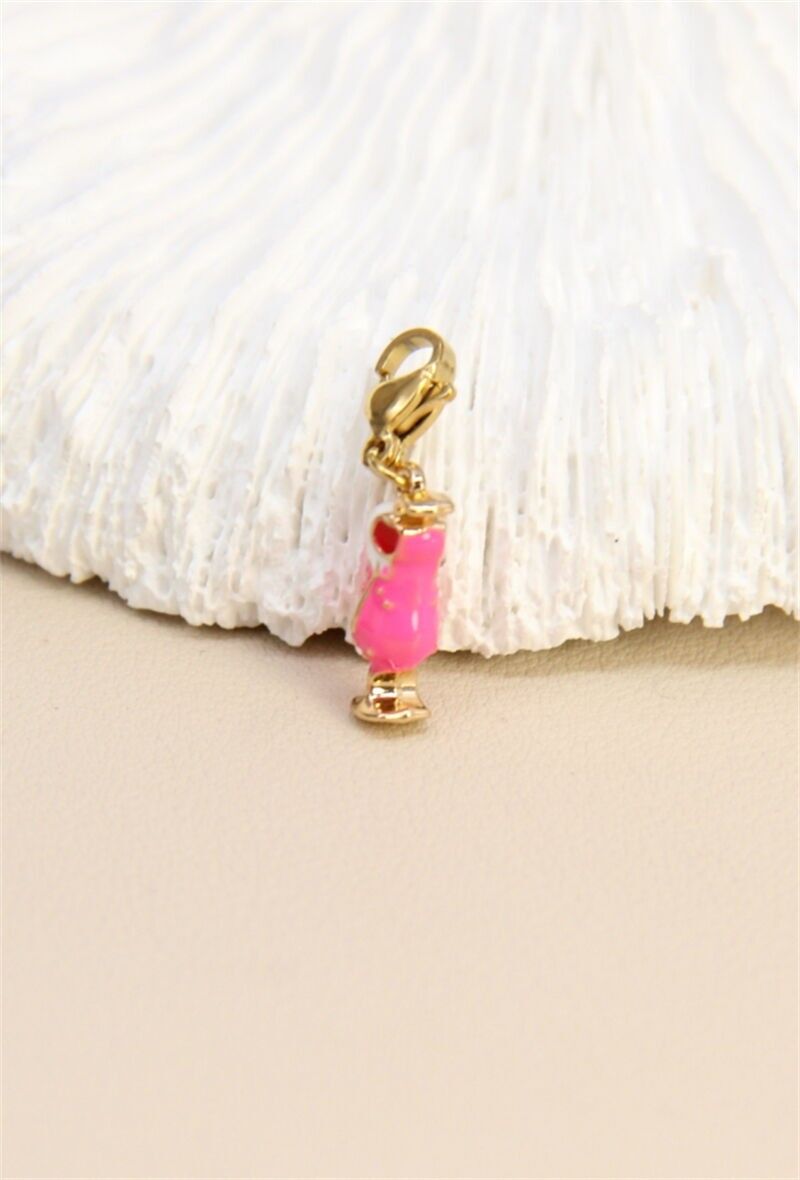 Charm's Cocktail en acier inoxydable – Un Bijou Exquis et Éclatant