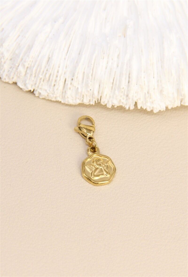 Pendentif Ange Doré – Talisman Porte-Bonheur