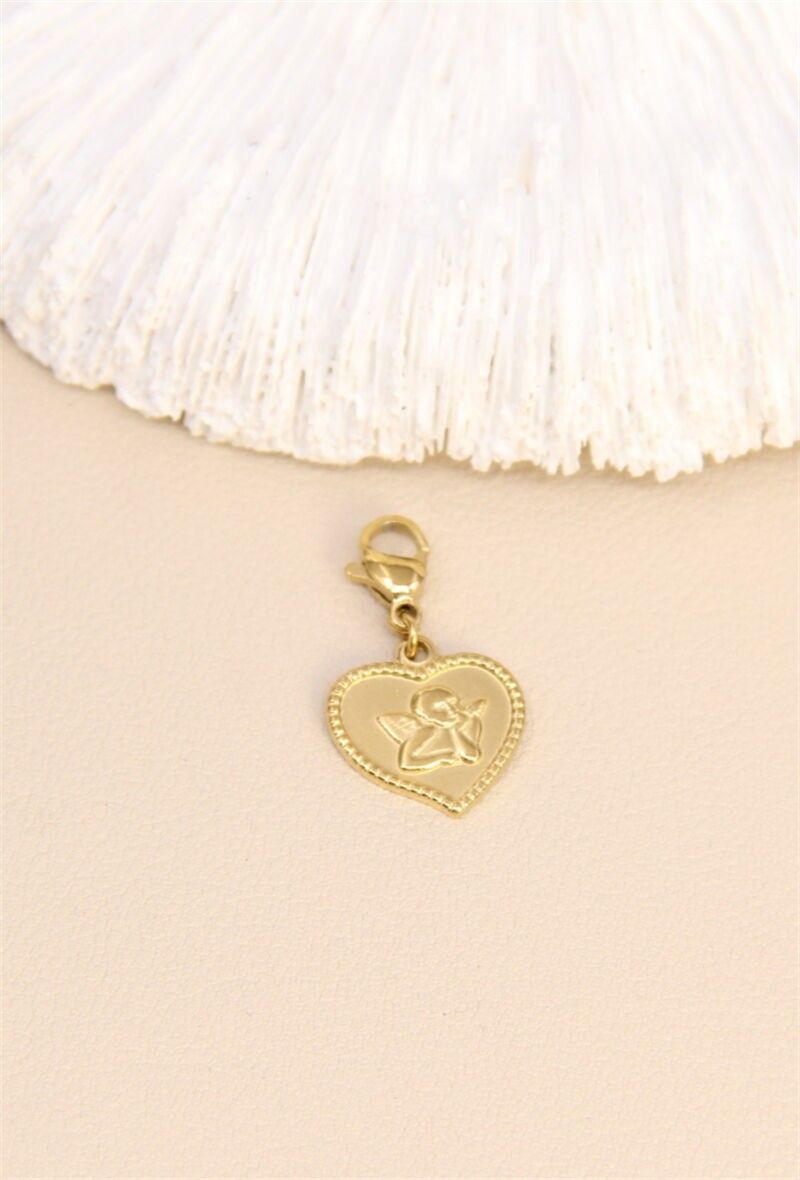 Charm Cœur Ange – Douceur céleste et symbolique d’amour
