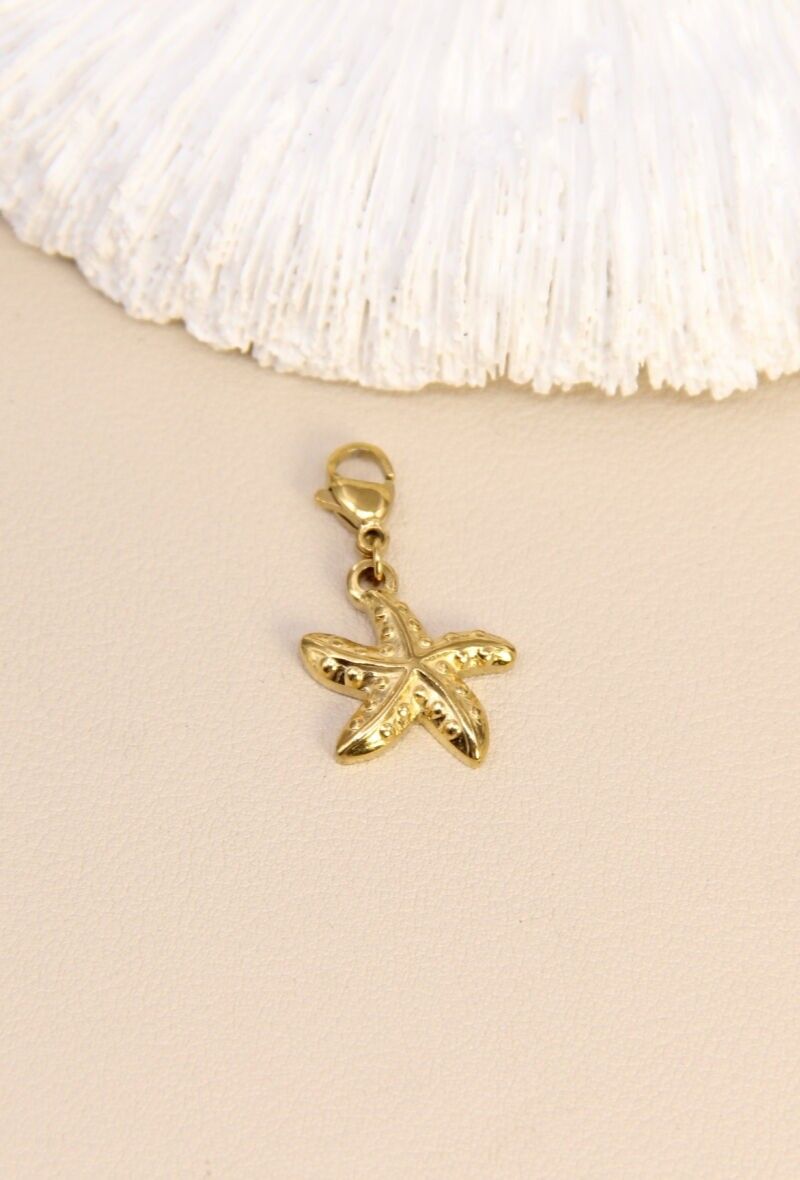 Charm Étoile de Mer – L’éclat doré de l’océan