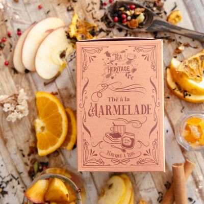 Edición limitada - Caja vintage - Mermelada de té negro orgánico - 100 g
