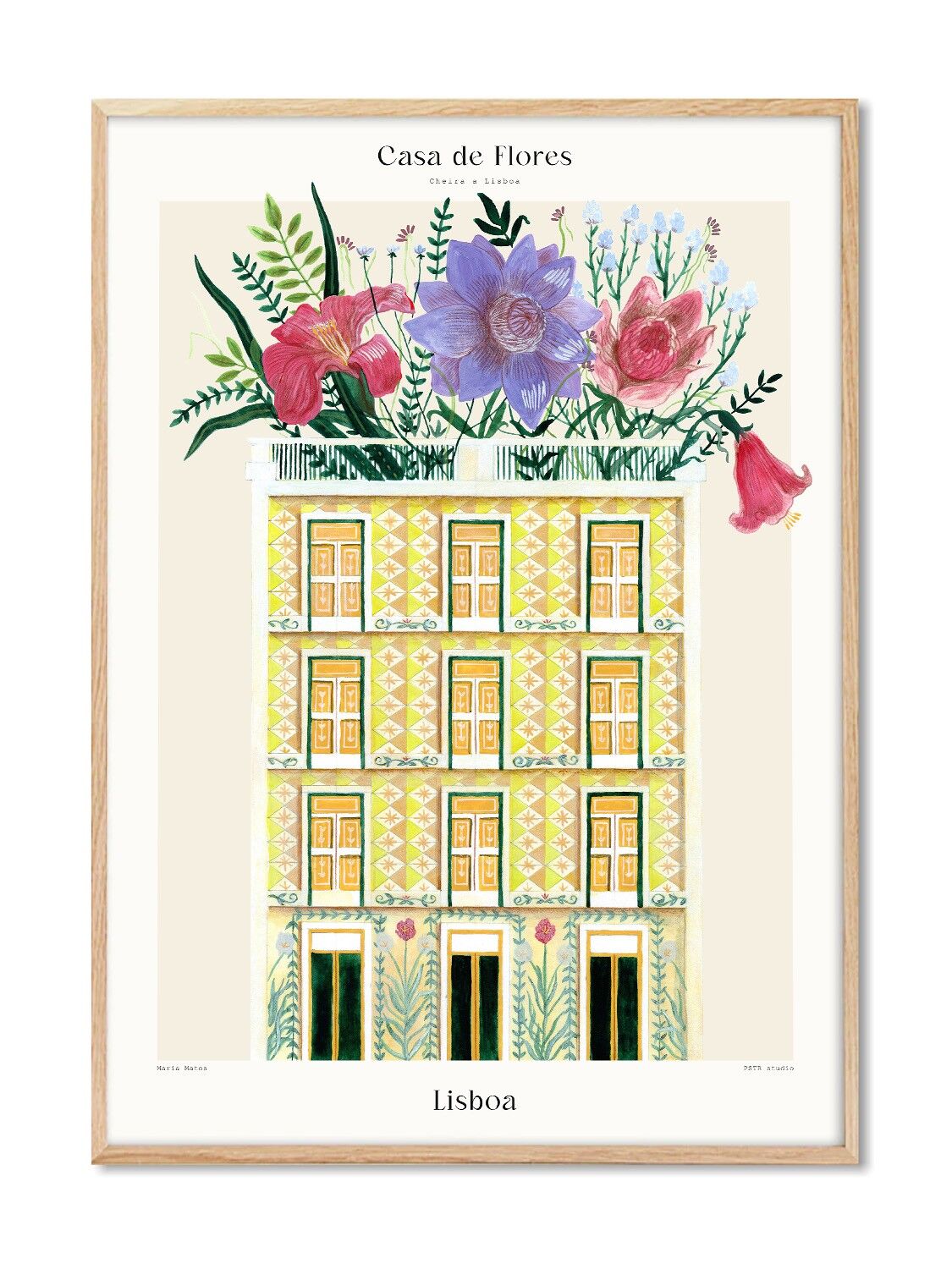 Matos - Casa de Flores - Lisbonne - 30x40 cm