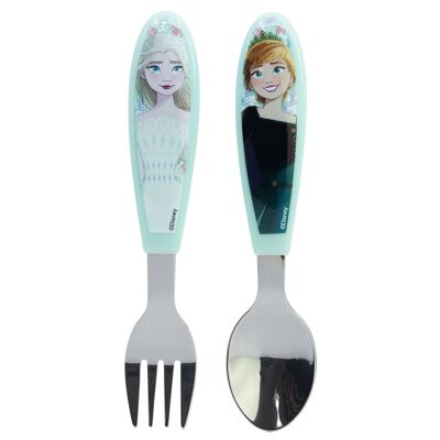 STOR METAL CUTLERY SET 2 UNITS FROZEN SNOWY TALE