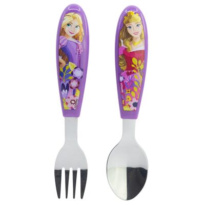STOR METAL CUTLERY SET 2 UNITS PRINCESS COURAGEOUS HEART
