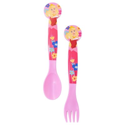 STOR SET 2 CUTLERY PP PRINCESS BEYOU TIFUL