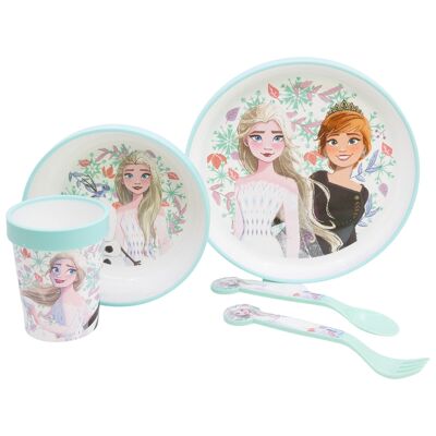 STOR SET 5 PCS PREMIUM NON-SLIP TWO-TONE IN FROZEN SNOWY TALE CASE