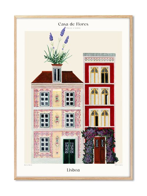 Matos - Casa de Flores - Lisboa III - 50x70 cm