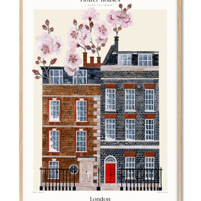 Matos - Casas de flores - Londres - 30x40 cm