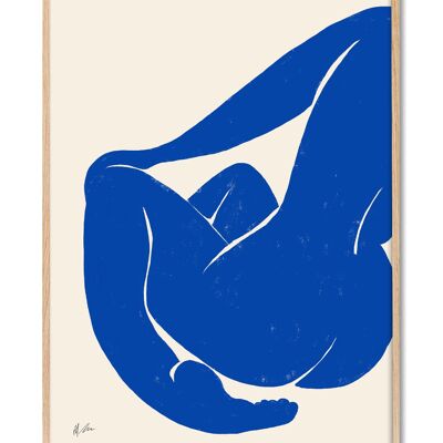 Michelle - Nu Bleu - 50x70 cm