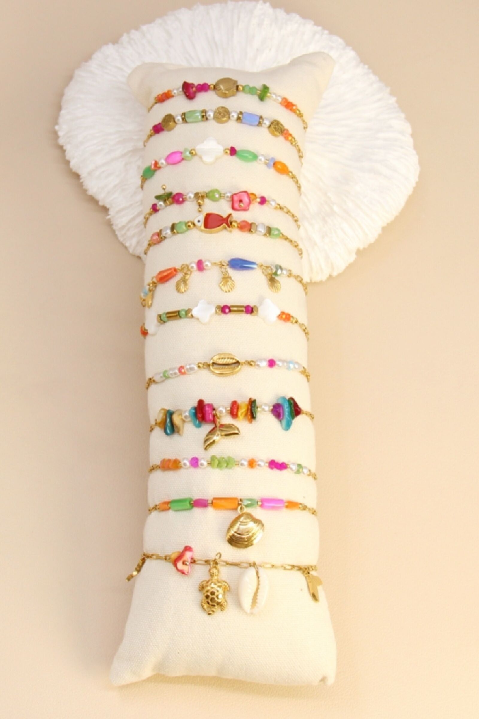 Set mit 12 Edelstahlarmbändern – Kostenlose Anzeige