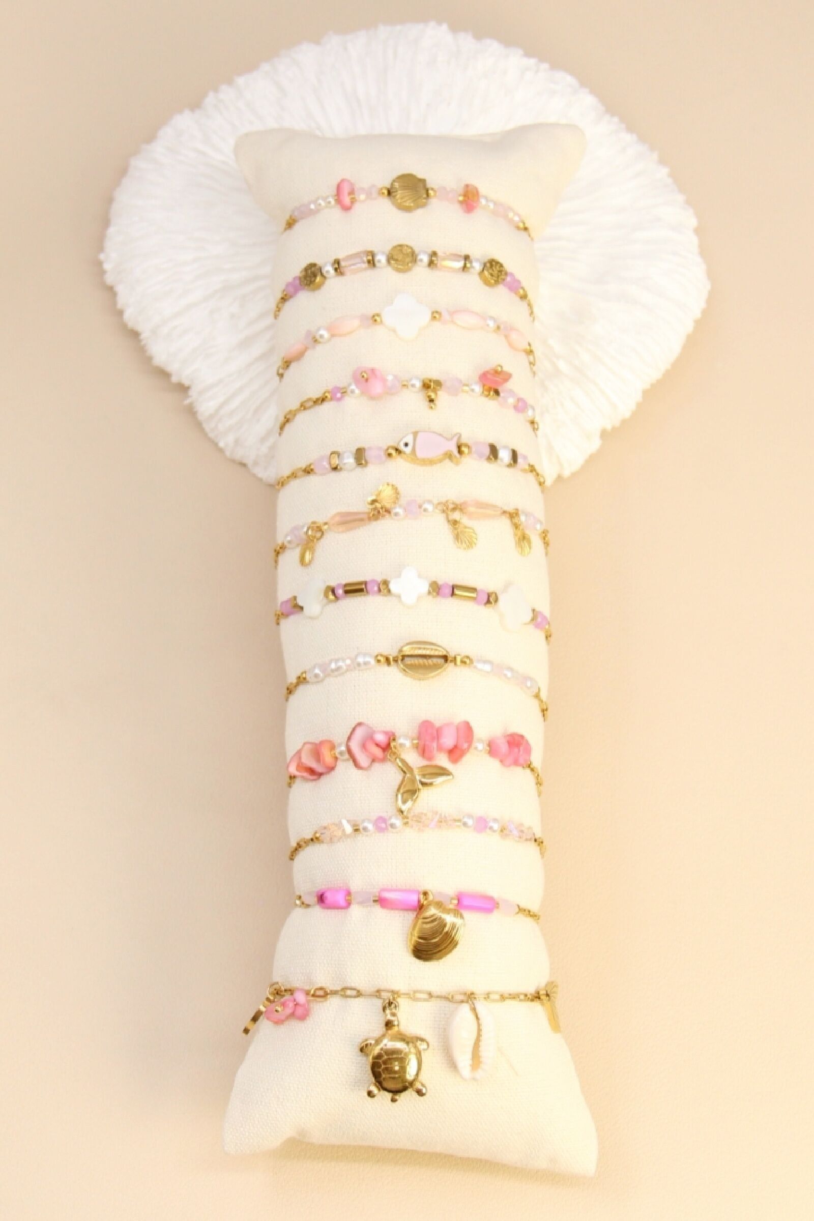 Set mit 12 Edelstahlarmbändern – Kostenlose Anzeige