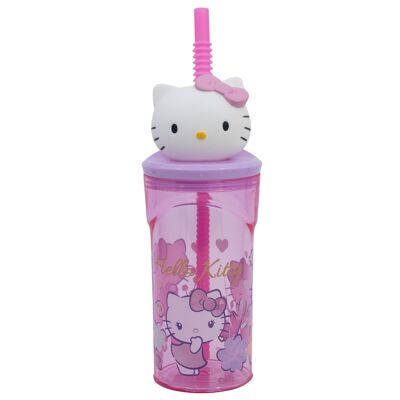 STOR FIGURINA 3D IN VETRO 360 ML HELLO KITTY