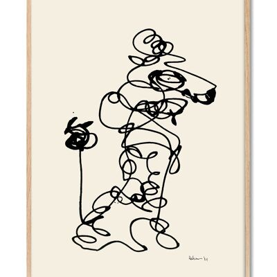 Reubens - A poodle a day ... - 50x70 cm