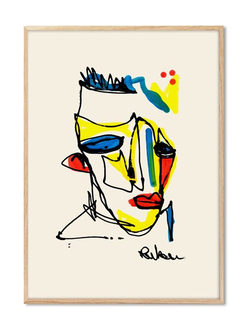 Reubens - What's on a men's mind - 50x70 cm