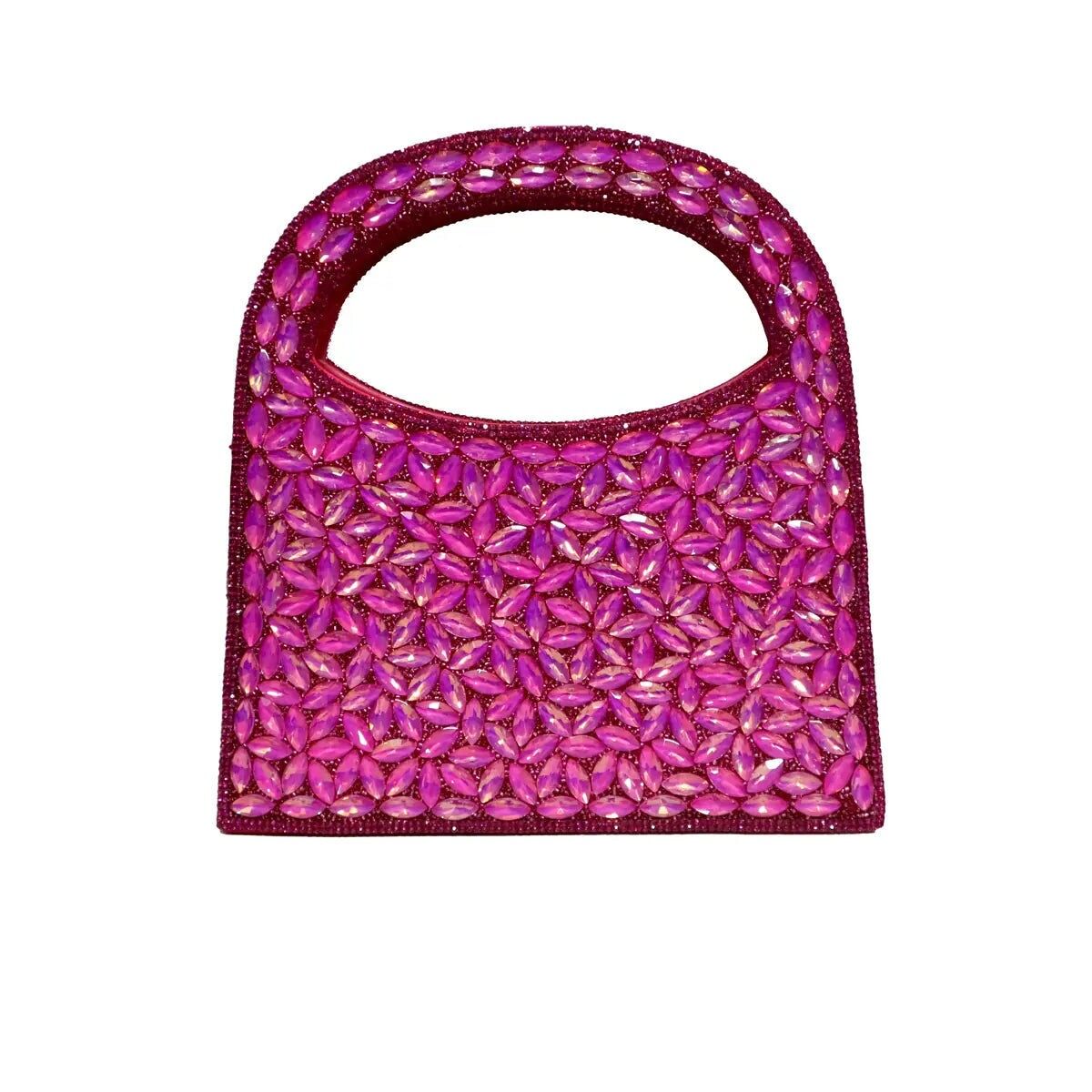 Borsa con manico Felice fucsia