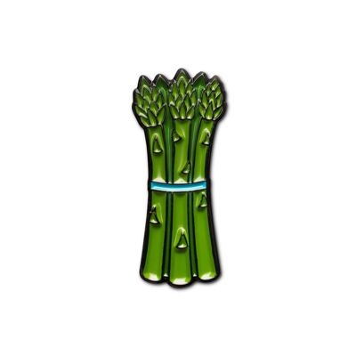 Broche en émail « Asperges »