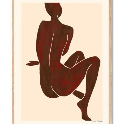 Sella Molenaar - Weibliche Form 09 - 30x40 cm