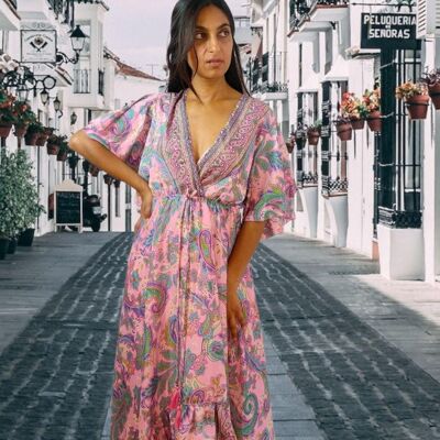 Robe rose clair Karina
