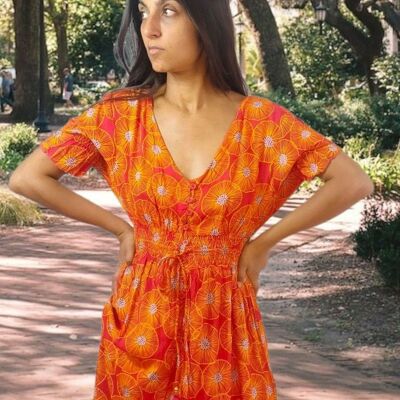 Vestido Cassie Naranja