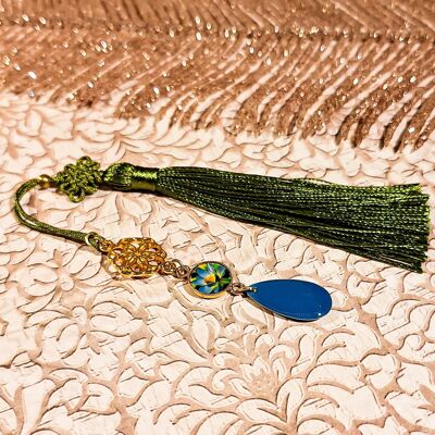 Bookmarks Books Flower Lotus Resin Pompom Sequin Mother's Day Mom Gift Teacher Gift