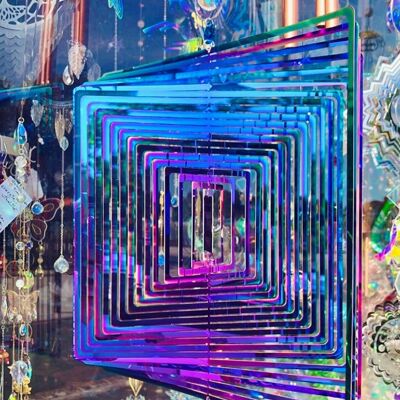 Rainbow large square hypno