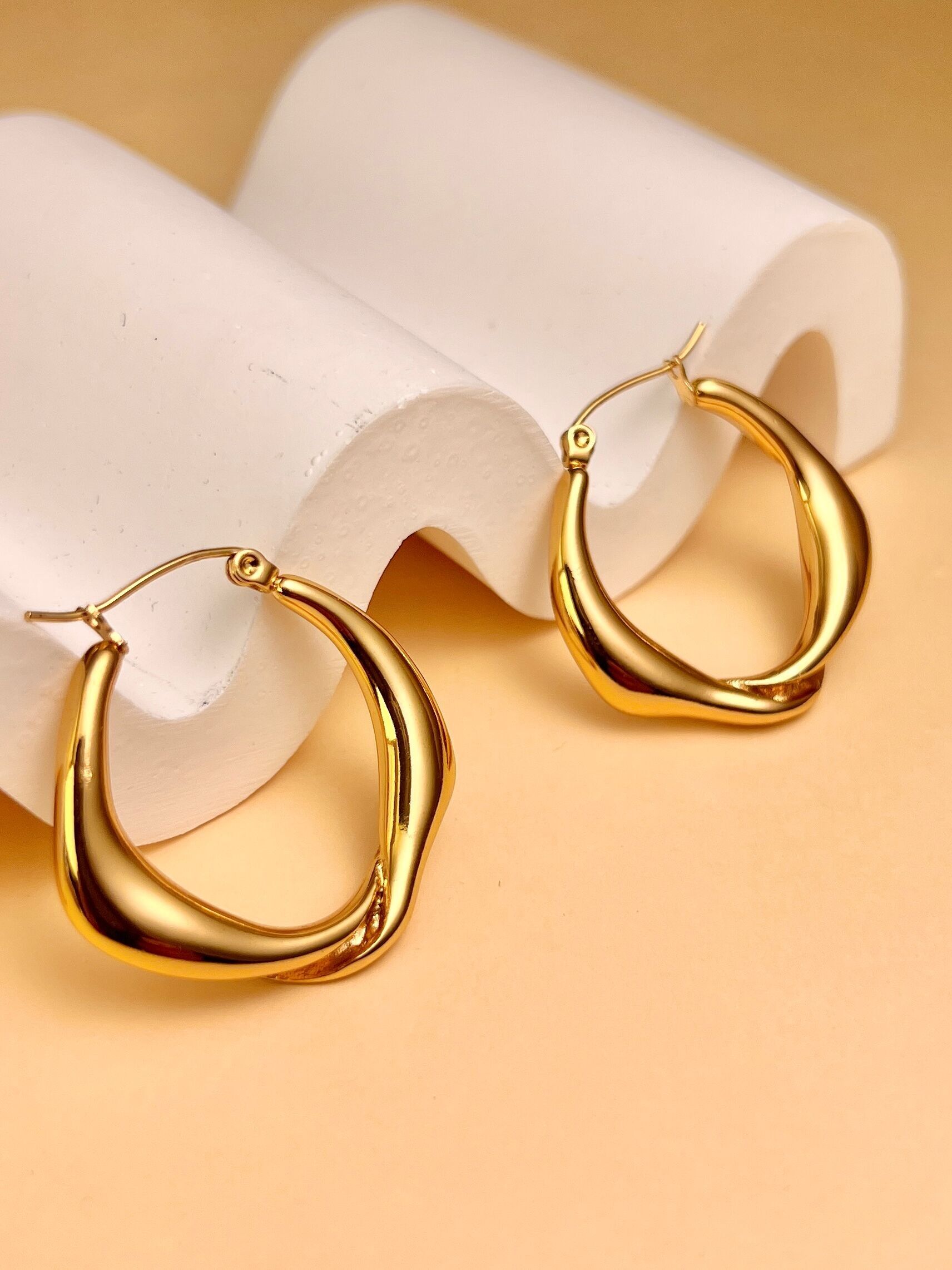 Original Creolen aus Edelstahl