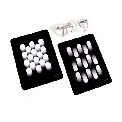 Paquete de paños de limpieza en blanco y negro