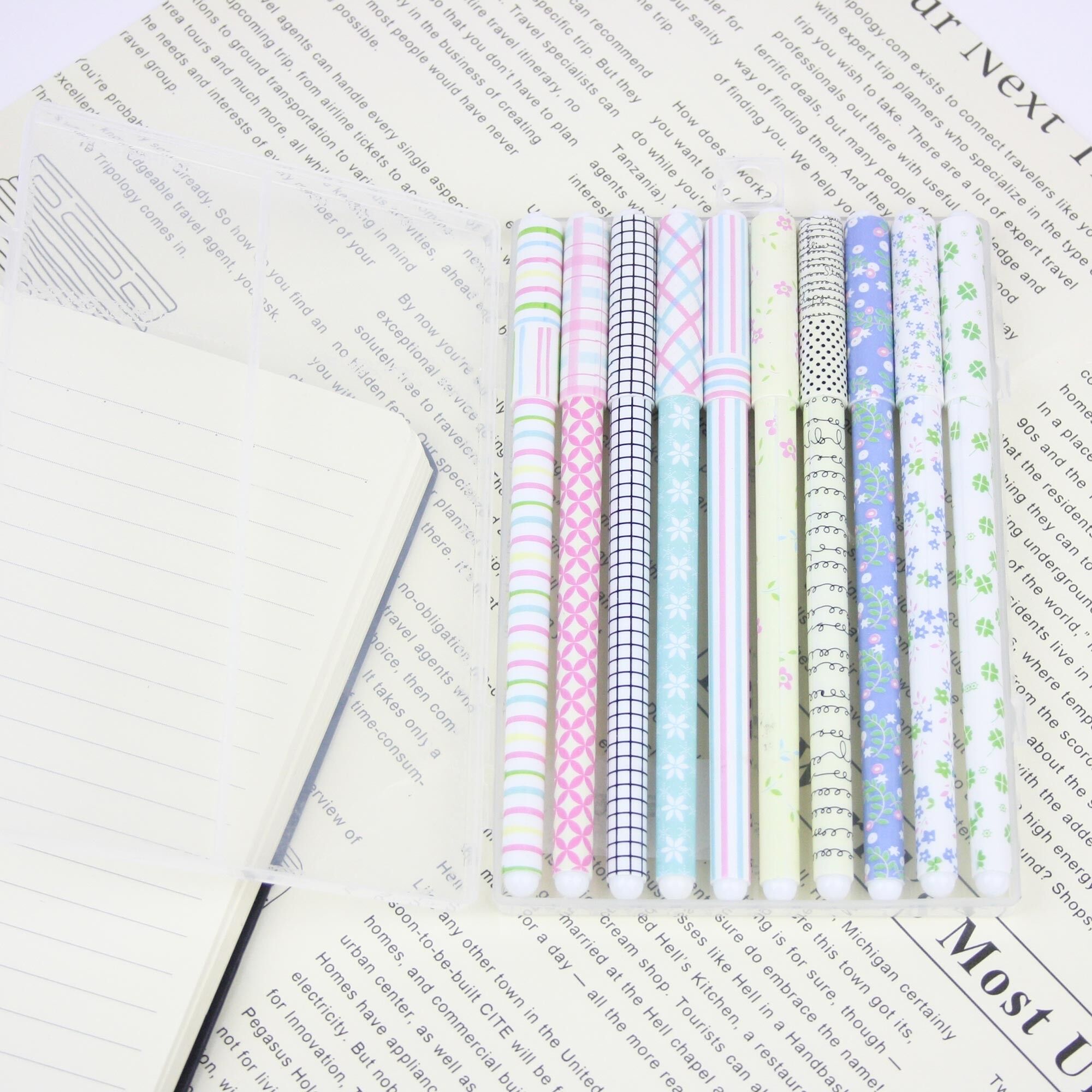 Penne gel colorate - Set da 10