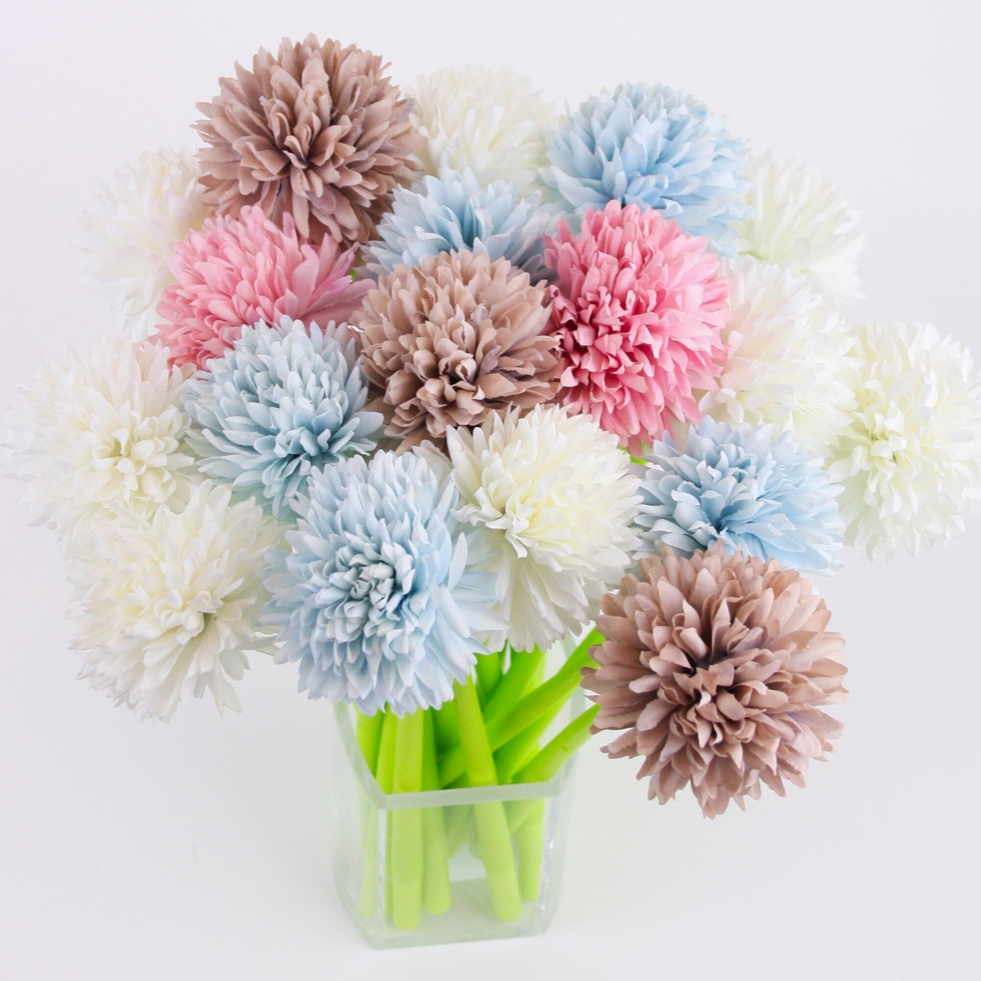 Scrittura in fiore: set di 4 penne gel a forma di fiore con inchiostro nero