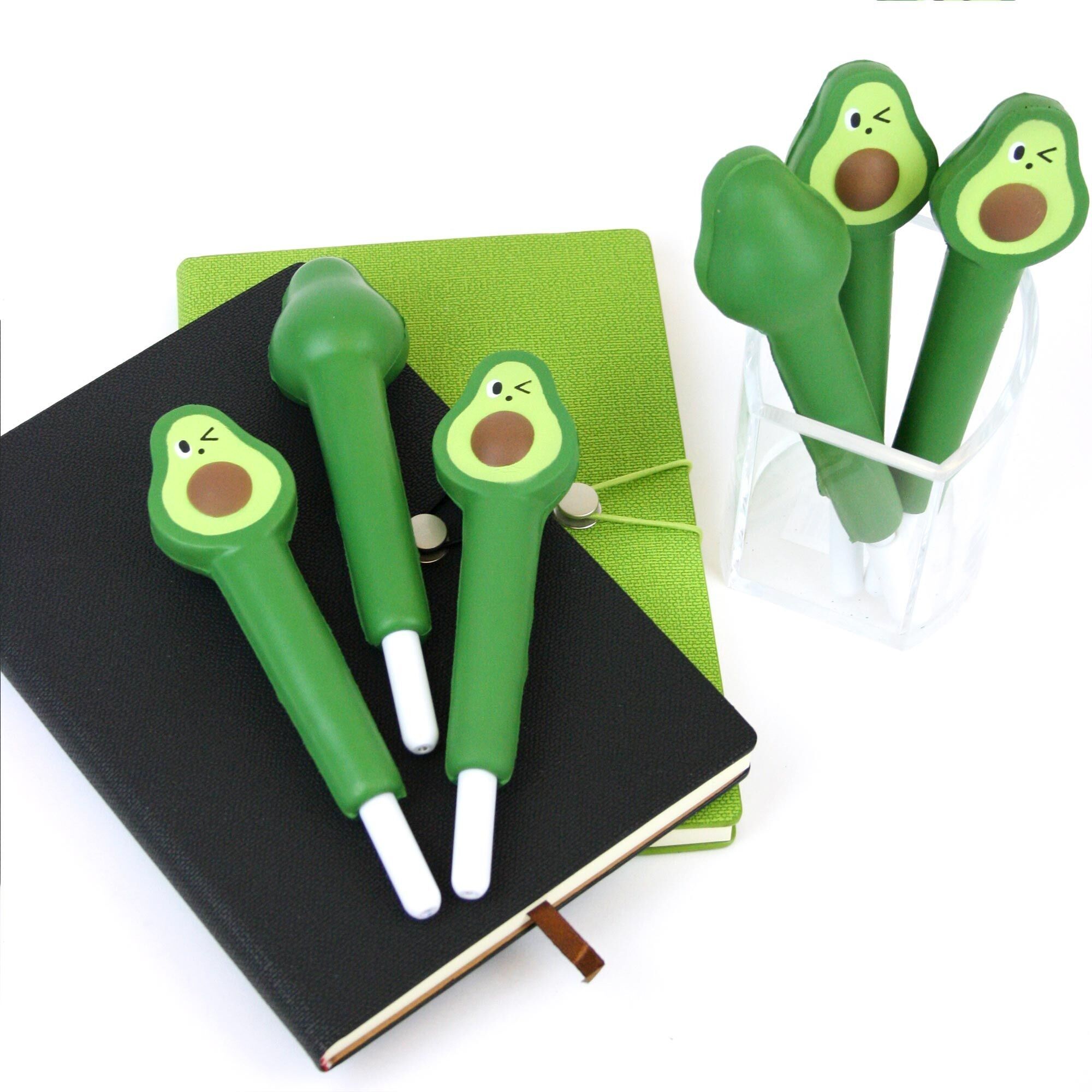 Penne gel divertenti a forma di avocado squishy