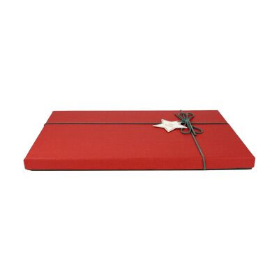 Coffret cadeau simple vert rouge