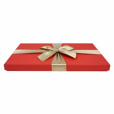 Caja de regalo roja de lujo - Individual