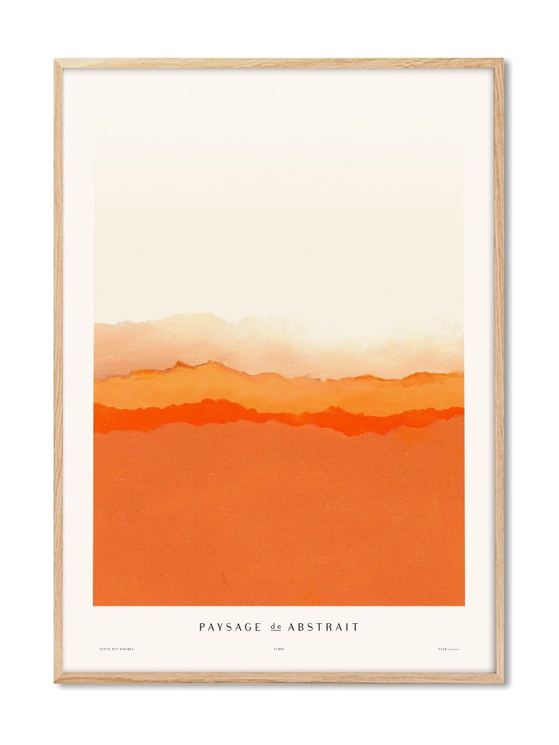 Yente - Paysage de Abstrait - 30x40 cm