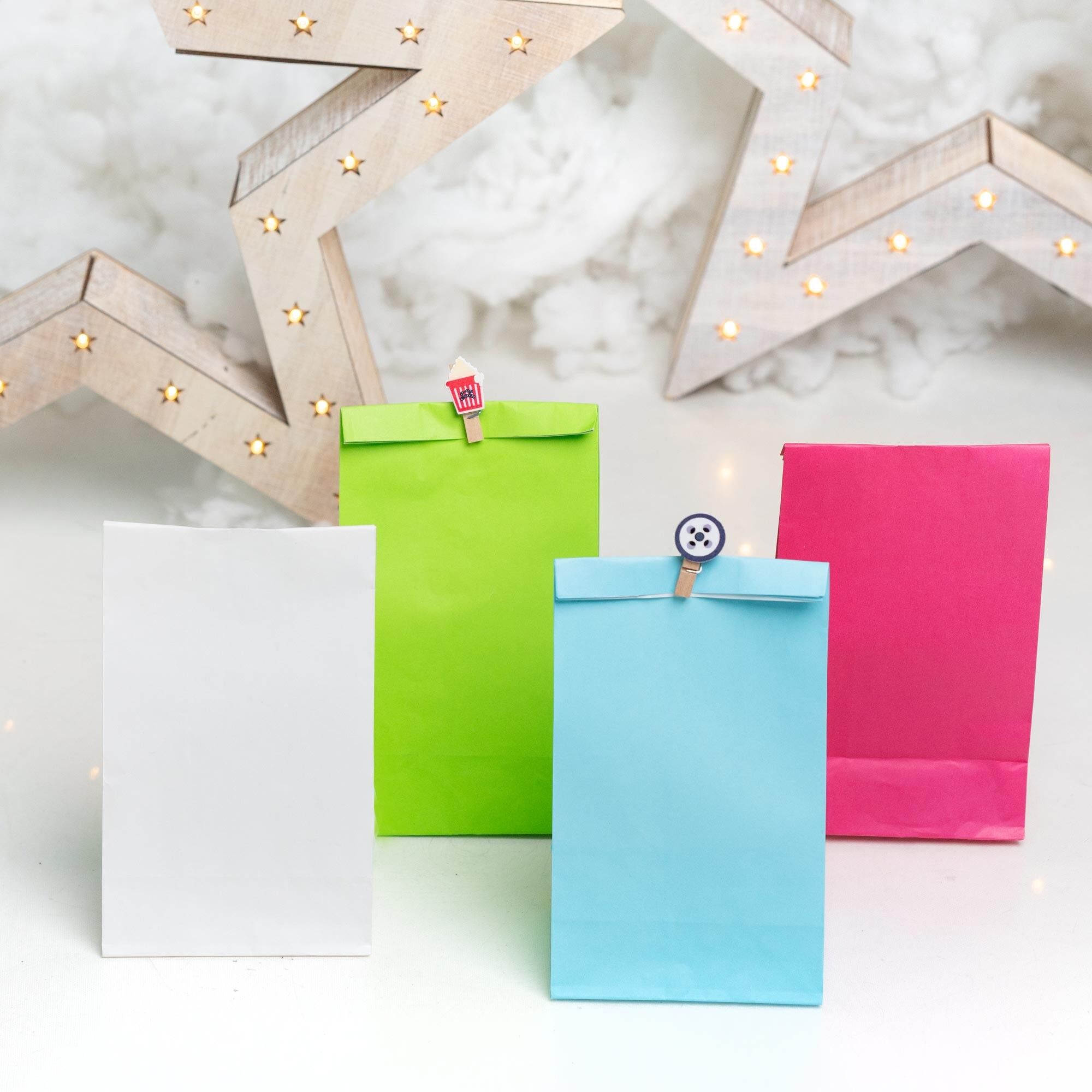 Sacs de fête unis - Paquet de 10