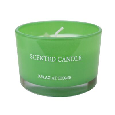 Bougie parfumée en verre - Thé vert au bambou